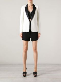 Roberto Cavalli Monochrome Tuxedo Blazer