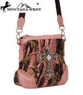 Montana West PINK CAMO Messenger Bag  Gun Holsters  Sports & Outdoors