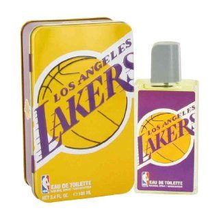 Los Angeles Lakers NBA Cologne Gift Set for Men   3.4oz EDT Spray & Team Branded Collectors Box  Fragrance Sets  Beauty