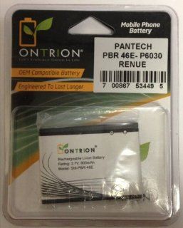 Cell Phone Batteries   Replacement Battery for Pantech Renue P6030 Cell Phones & Accessories