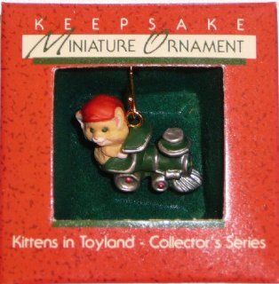 Shop Vintage Hallmark Keepsake Miniature Ornament Kittens in Toyland Cat on Train 1988 at the  Home Dcor Store. Find the latest styles with the lowest prices from Hallmark
