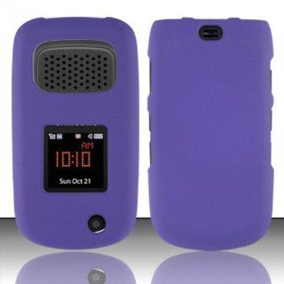 For Samsung Rugby 3 A997 (AT&T) Rubberized Cover   Purple Cell Phones & Accessories