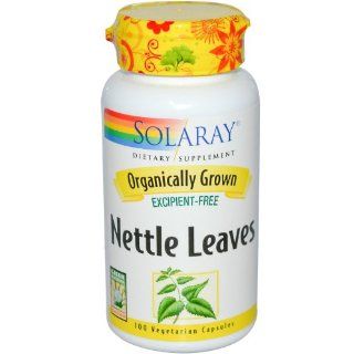 Organic Nettle Leaves 450mg Solaray 100 Caps Health & Personal Care