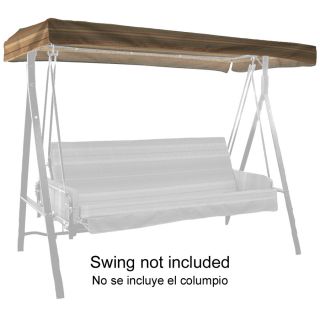 Stripe Green 3 Person Replacement Top for Porch Swing or Glider