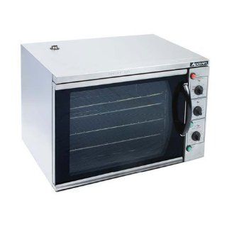 Adcraft Countertop Stainless Steel Convection Oven with Grill Broiler, 22 x 31 x 21.5 inch    1 each.