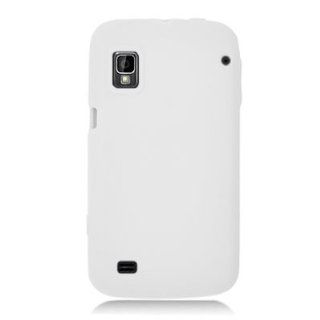 CoverON(TM) Silicone Gel Skin WHITE Sleeve Rubber Soft Cover Case for ZTE WARP N860 (BOOST MOBILE) [WCH17] Cell Phones & Accessories