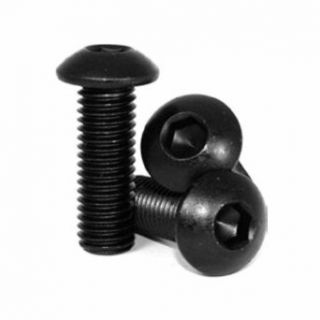 Metric M6 X 16mm Button Head Socket Cap Screw; Black; Pack of 10