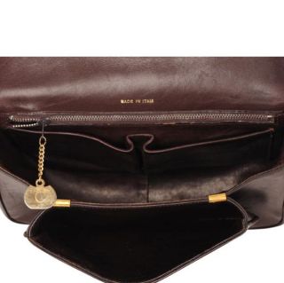 Celine Vintage Soft Leather Buckle Front Shoulder Bag      Clothing