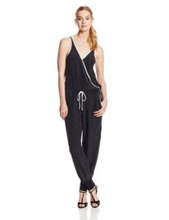 Chaser Women's Contrast Piping Jumpsuit Clothing