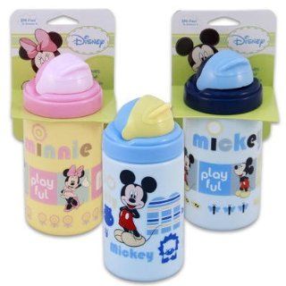 Mickey & Minnie 14oz Jumbo Sipper Cup with Straw (Blue)  Baby Drinkware  Baby