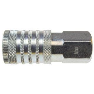 Coilhose Pneumatics 120 1/2 Inch Body Size, Coilflow Industrial Interchange Coupler, 1/2 Inch NPT, Female Quick Connect Hose Fittings