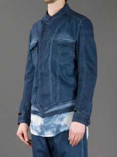 Tom Rebl Slash Detail Washed Jacket   Twist'n'scout paleari Online Store