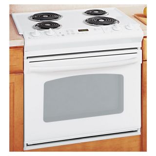 GE 30 Inch Drop In Electric Range (Color White)