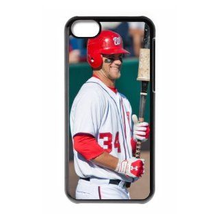 Bryce Harper Plastic Case/Cover FOR Apple iPhone 5C, Hard Case Black/White Cell Phones & Accessories