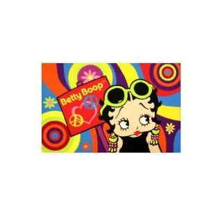 Psychedelic Betty Boop Area Rug   39" x 58"  