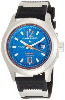 Chase Durer Men's 990.2LO RUBB Starburst Automatic Blue Carbon Fiber Dial Watch Watches