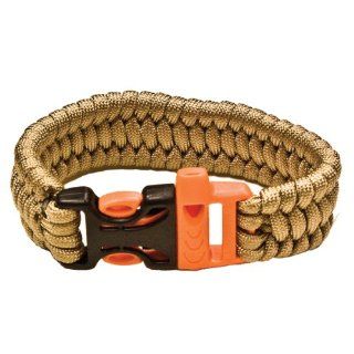 Paracord Survival Bracelet with Whistle  Survival Signal Whistles  Sports & Outdoors