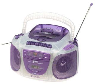 GPX C991CT Purple CT CD AM/FM Stereo Cassette Recorder  Cassette Player Products   Players & Accessories