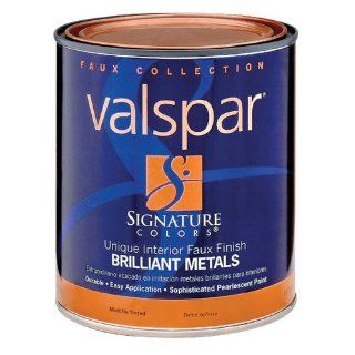 Valspar Signature Colors Quart Interior Faux Finish Valspar semi gloss Brilliant Metals Pearl Base Paint   House Paint  