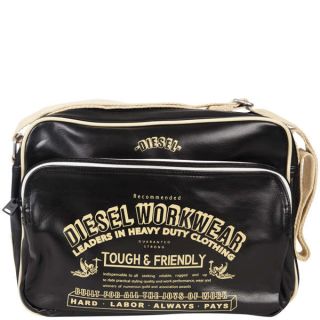 Diesel Happy Days Messenger Bag   Black  Marzipan      Mens Accessories
