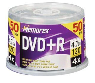 Memorex 4.7GB 4x DVD+R 4.7GB (50 Pack Spindle) Electronics