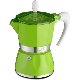 G.A.T. Coloranda Espresso Maker 3 Cup   Green      Homeware
