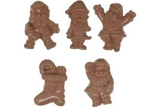 Polycarbonate Christmas Father Chocolate Mold, 10 Cavities Kitchen & Dining
