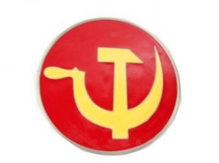 Great American Products Hammer And Sickle Belt Buckle Clothing