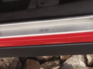 2007 2013 Jeep Wrangler 4Door Brushed Stainless Steel Door Sill Guards Automotive