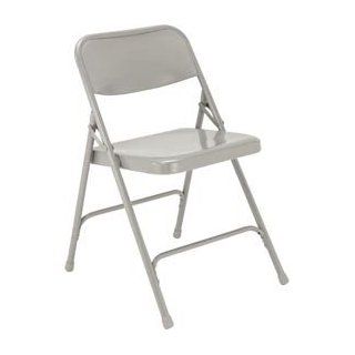 Shop Premium All Steel Folding Chair   Gray at the  Furniture Store. Find the latest styles with the lowest prices from National Public Seating