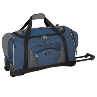 Adventurer Duffel Collection  22" Rolling Duffel  in Navy and Black Clothing