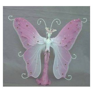 Jewelry Doll Organizer Butterfly Stand Approx 10" Tall   Jewelry Towers