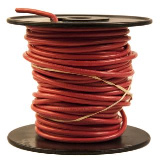 50 ft 10 AWG Stranded Red Copper THHN Wire (By the Roll)