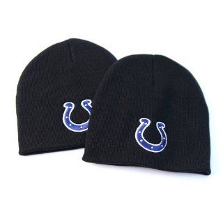 Indianapolis Colts Knit Beanie Cap Hat 2 pack  Sports Fan Beanies  Sports & Outdoors