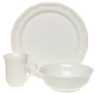 Mikasa French Countryside 12 Piece Dinnerware Set, Service for 4 Kitchen & Dining