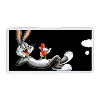 Cute Bugs Bunny Sony Xperia Z Case Hard Protective Sony Xperia Z Case Cell Phones & Accessories