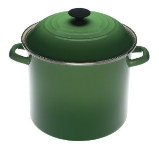 Le Creuset Enamel on Steel 6 Quart Covered Stockpot, Fennel Pasta Pots With Strainer Kitchen & Dining