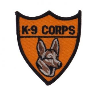 Army Shield Shape Embroidered Military Patch   k9 OSFM Clothing
