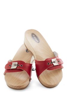 Dr. Scholl's Maritime to Shine Sandal in Red  Mod Retro Vintage Sandals