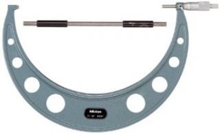 Mitutoyo Outside Micrometer, Baked enamel Finish, Ratchet Stop, Inch Mitotoyo Micrometer