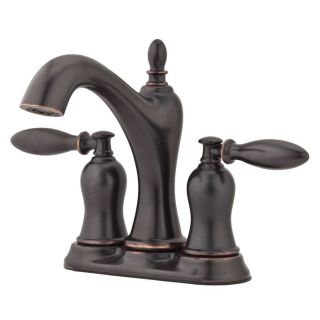 Pfister Arlington Tuscan Bronze 2 Handle 4 in Centerset WaterSense Bathroom Sink Faucet (Drain Included)