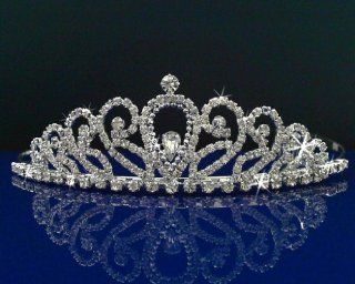 SparklyCrystal Wedding Prom Tiara With Crystal Arches 30048 Beauty