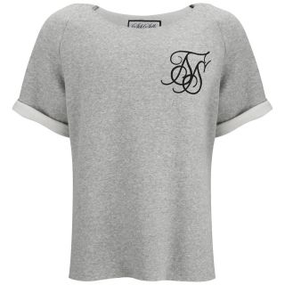 Sik Silk Mens Gym Sweatshirt   Grey Marl      Mens Clothing