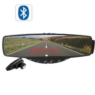 Car Bluetooth Clip on Rearview Mirror with Hidden Led Display  Vehicle Backup Cameras 
