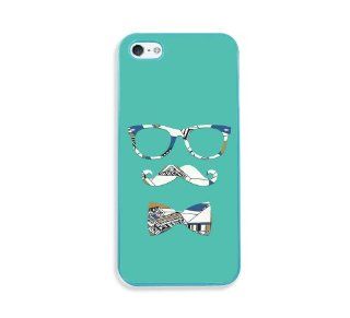 Aztec Pattern Hipster Series Aqua Silicon Bumper iPhone 5 & 5S Case   Fits iPhone 5 & 5S Cell Phones & Accessories