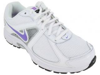 Nike Dart 9 White/Bright Violet Metallic Silver Size5.5 Shoes