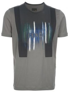 Fendi Logo Print T shirt