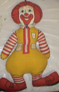 Vintage Plush Doll  12" Mcdonalds Ronald Mcdonald Toys & Games
