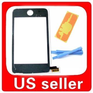 LCD Screen Glass, Digitizer for Ipod Touch 2nd Gen All Model and 3rd Gen 8gb Only with Video Instructions, Adhesive Strip (3m), suction Cup   Players & Accessories