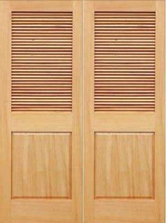 Interior Door Fir Half Louvered Pair (Single also available)   Household Doors  